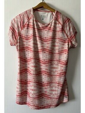 Carve Designs Coral Print Nylon & Spandex Short Sleeve Top Size XL Rash Guard